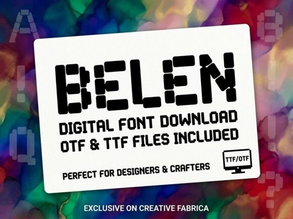 Belen: The Display Typeface That Anchors Your Campaign