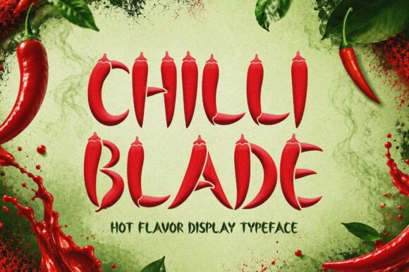 Chilli Blade: The Bold Display Font That Elevates Small Business Branding