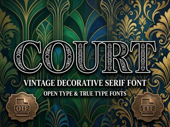 Court: The Vintage Serif Font for Professional Branding