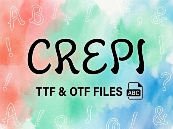 Crepi: The Playful Display Typeface That Elevates Small Business Branding