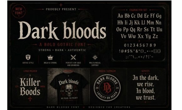 Dark Bloods: The Bold Typeface That Transformed My Brand Identity