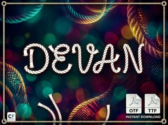 Devan: The Premium Display Font That Drives Campaign Attention