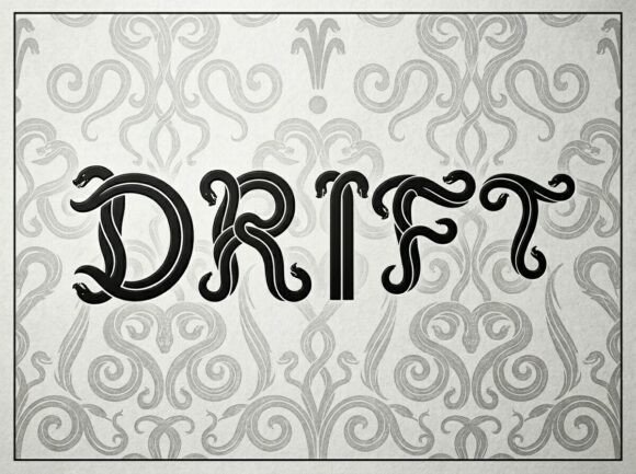 Drift: The Mythological Display Font for Editorial Design