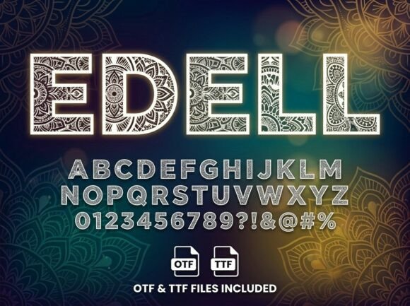 Edell: A Stunning Display Typeface for Digital Branding