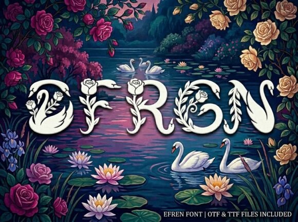 Efren: A Stunning Display Font for Bold Brand Identity