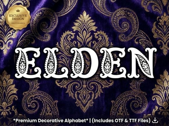 Elden: The Premium Display Font for Handmade Creators