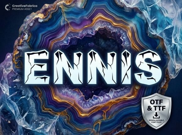 Ennis: A Premium Display Font for Editorial Design