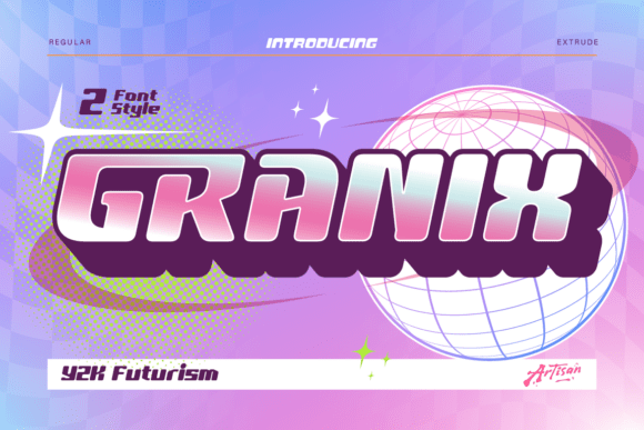 Granix: The Retro-Future Display Font for Campaigns That Stop the Scroll