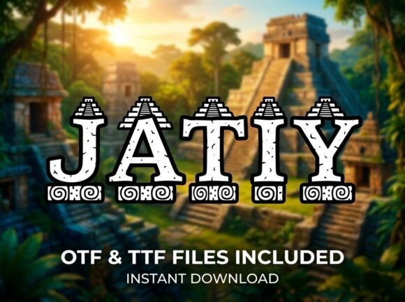 Jatiy: The Monumental Display Typeface for Bold Digital Branding