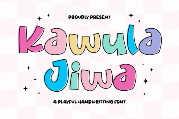 Kawula Jiwa: The Vibrant Display Font for Handmade Product Creators