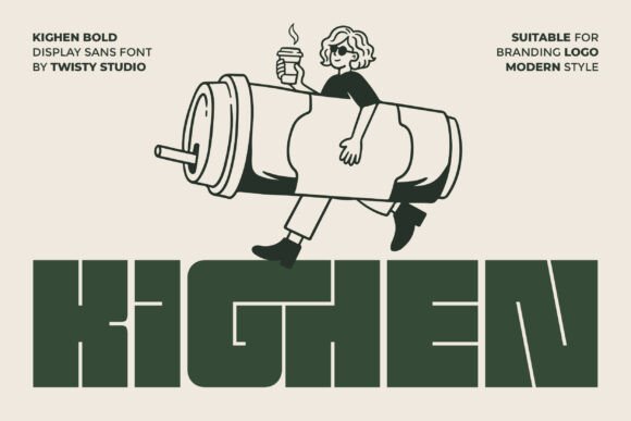 Kighen: The Bold Display Typeface for Modern Editorial Design