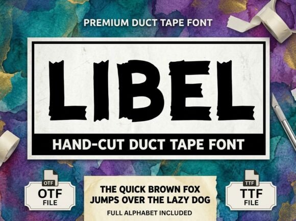 Libel: A Premium Display Font for High-Impact Campaigns
