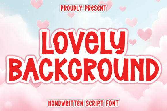 Lovely Background: A Display Font for Editorial Design