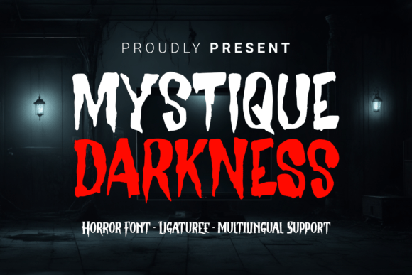 Mystique Darkness: The Dark Display Typeface for Bold Brand Identity