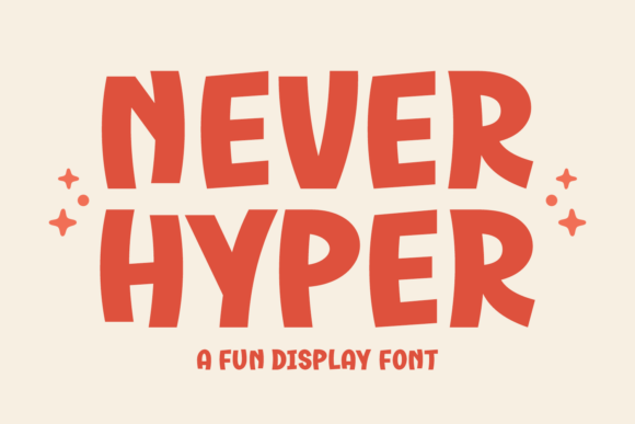 Never Hyper: A Display Typeface for Warm Editorial Design