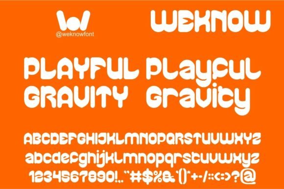Playful Gravity: The Perfect Display Font for Handmade Labels