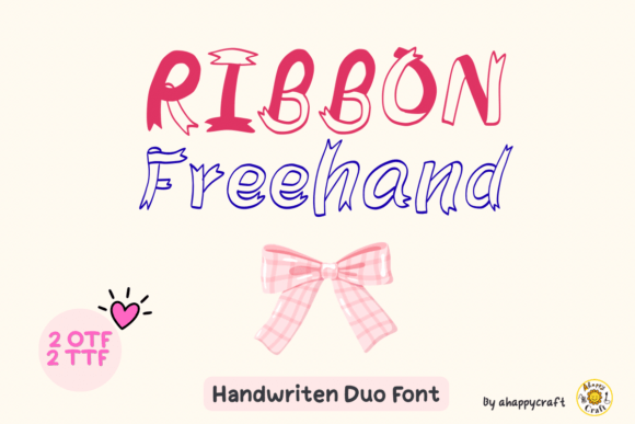 Ribbon Freehand: The Elegant Display Font for Modern Brands