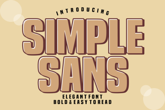 Simple Sans: The Modern Typeface for Clean Editorial Design