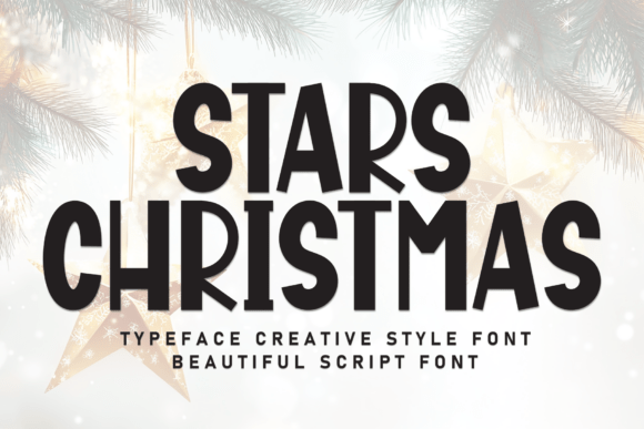 Stars Christmas: A Festive Display Typeface for Web Design