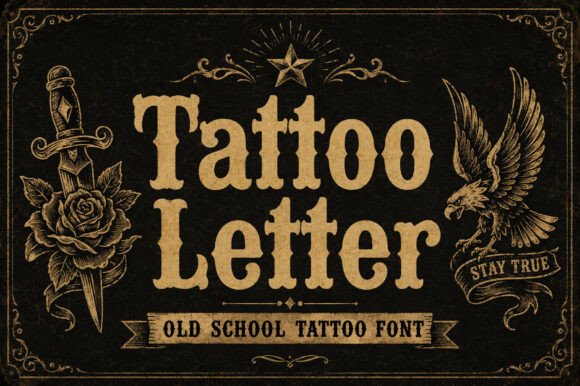 Tattoo Letter: The Bold Typeface That Transformed My Small Business Brand