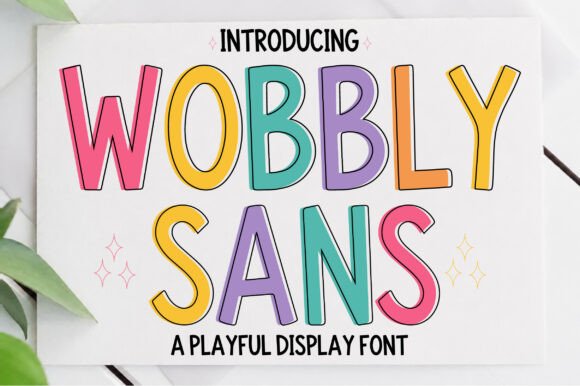 Wobbly Sans: A Playful Display Typeface for Digital Brands